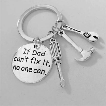 If Dad Can't Fix It No One Can Key Chain