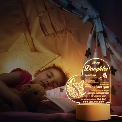 Daughter Acrylic LED Night Light