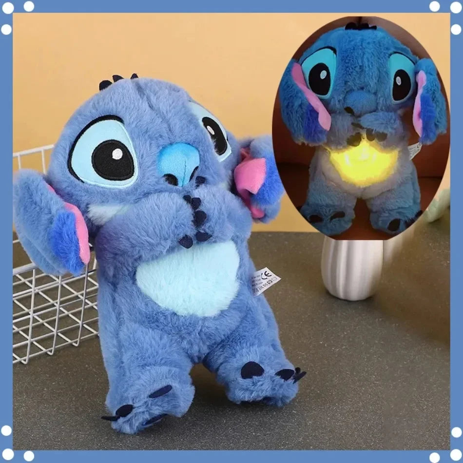 Kawaii Stitch Plush  Baby Sleeping Companion Sound Soothing Toy