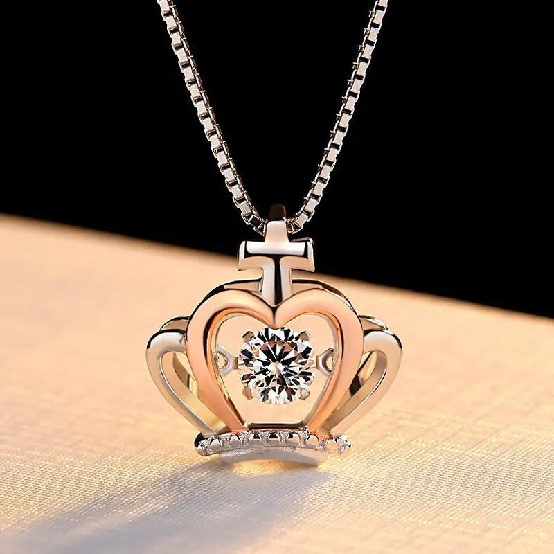 Trendy Crown  Pendant Necklace