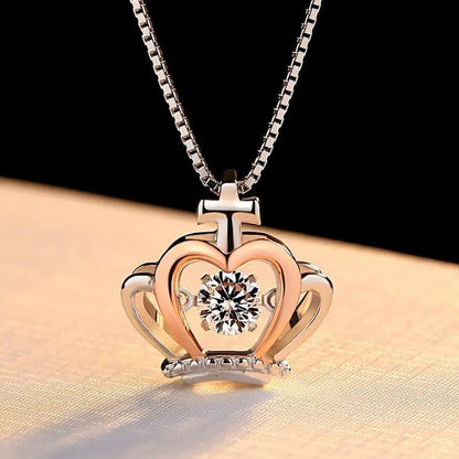 Trendy Crown  Pendant Necklace