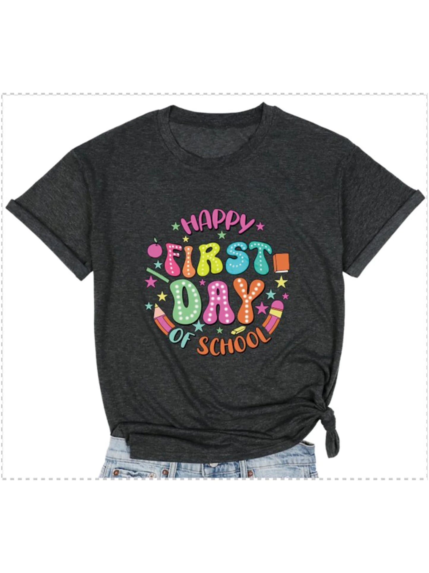 First Day of School Teacher T-Shirt