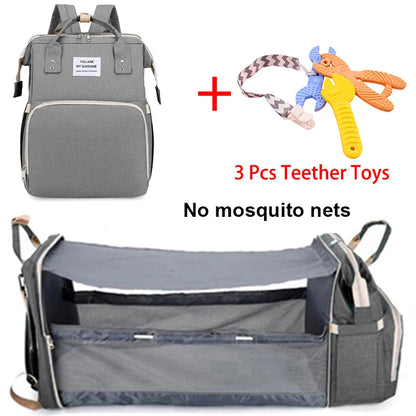 Folding  Baby Backpack With Portable Crib