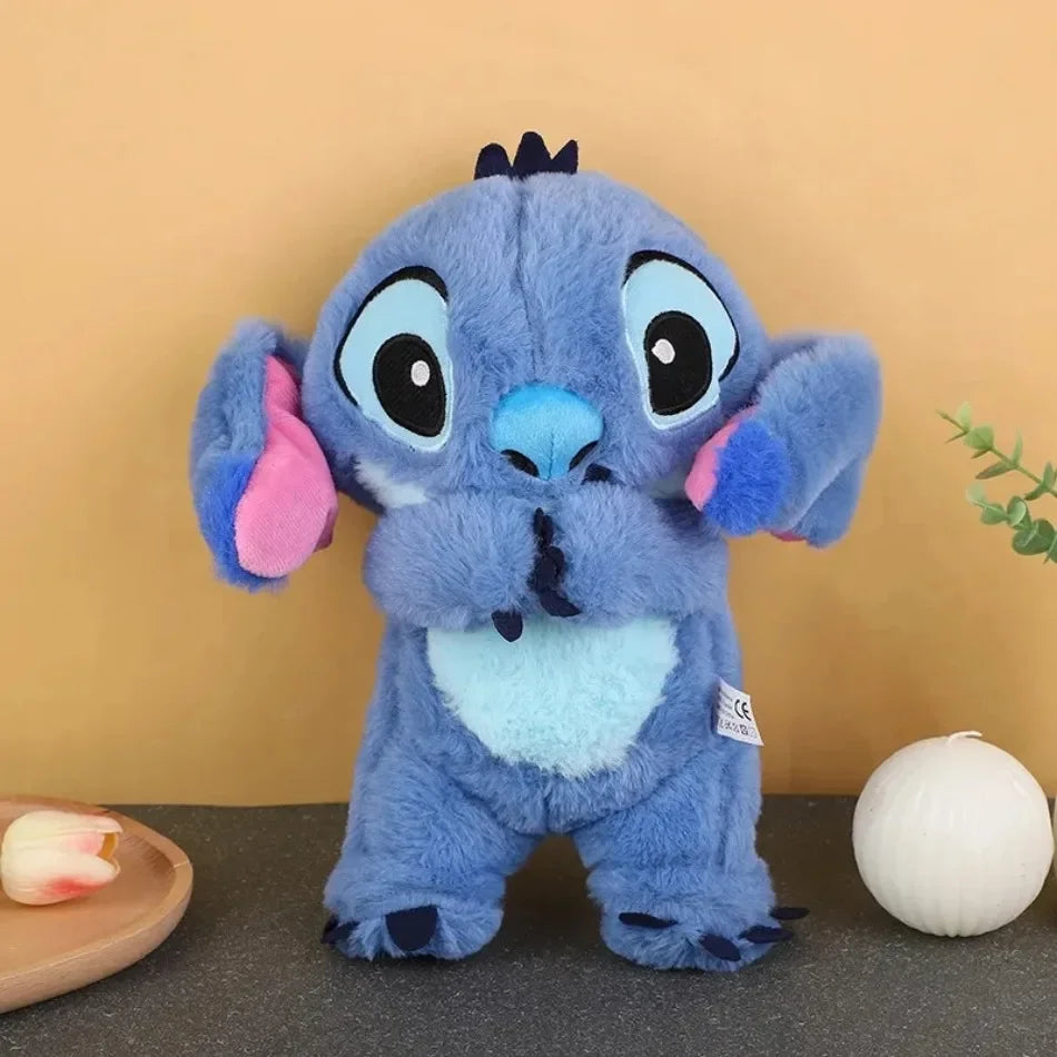 Kawaii Stitch Plush  Baby Sleeping Companion Sound Soothing Toy