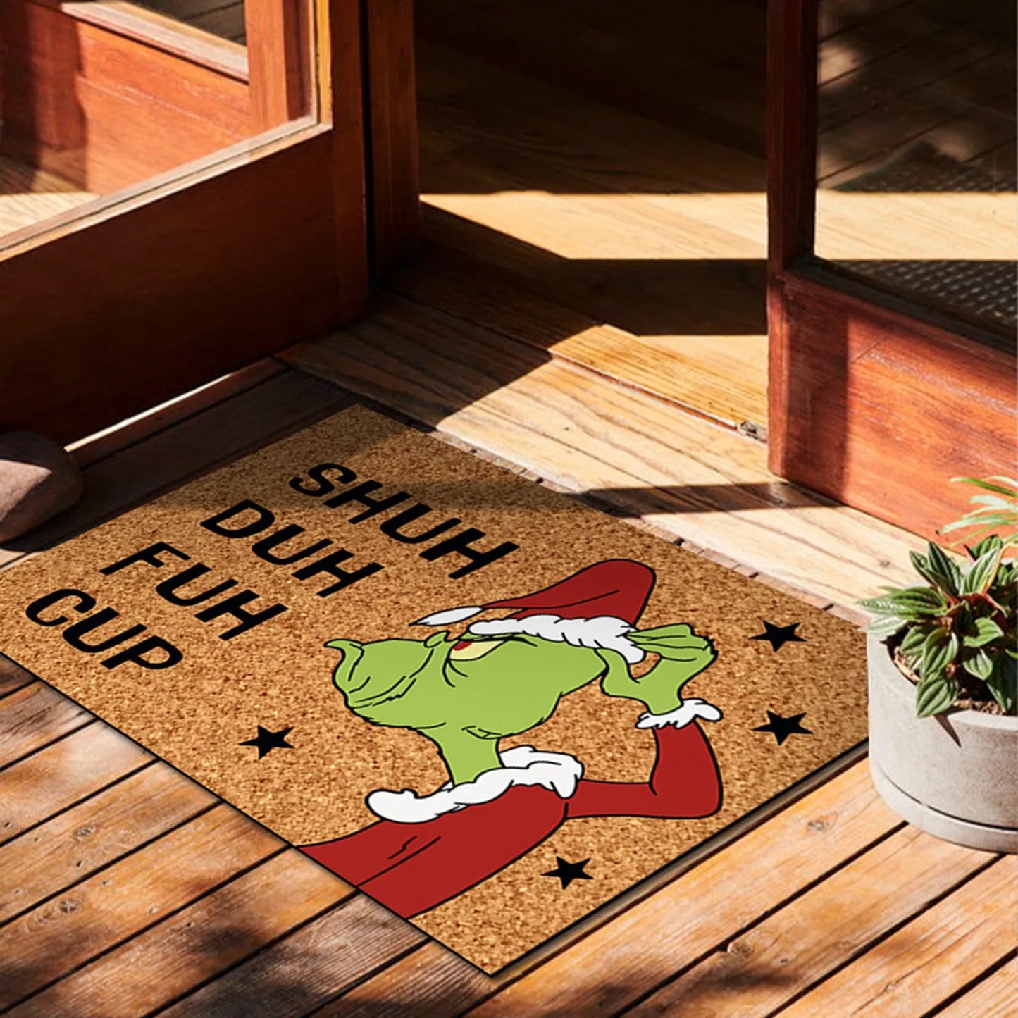 How the Grinch Stole Christmas Door Mat