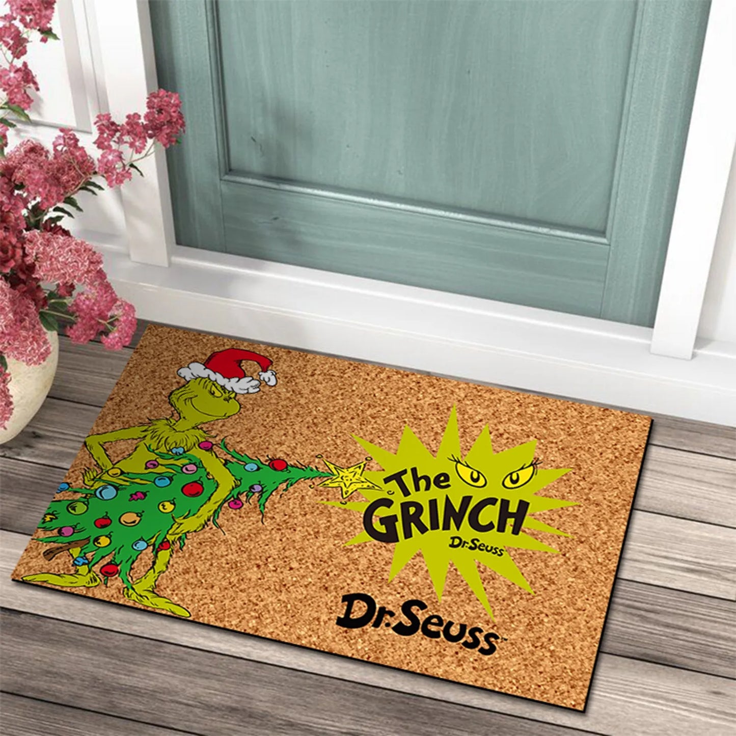 How the Grinch Stole Christmas Door Mat